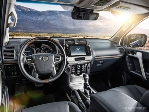 Hình minh họa: Thiết kế nội thất Toyota Land Cruiser Prado 2022  rộng rãi